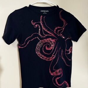 Boys' octopus graphic tee